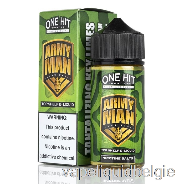 Vape België Leger Man - One Hit Wonder - 100ml 0mg